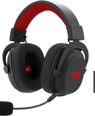 Headset Gamer Redragon Zeus Pro Preto Sem Fio 7.1 H510-PRO